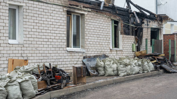 Professional Fire Damage Removal technician working in Silverdale, WA